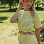 Ленена дамска рокля “Богинята майка”