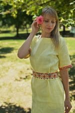Ленена дамска рокля “Богинята майка”